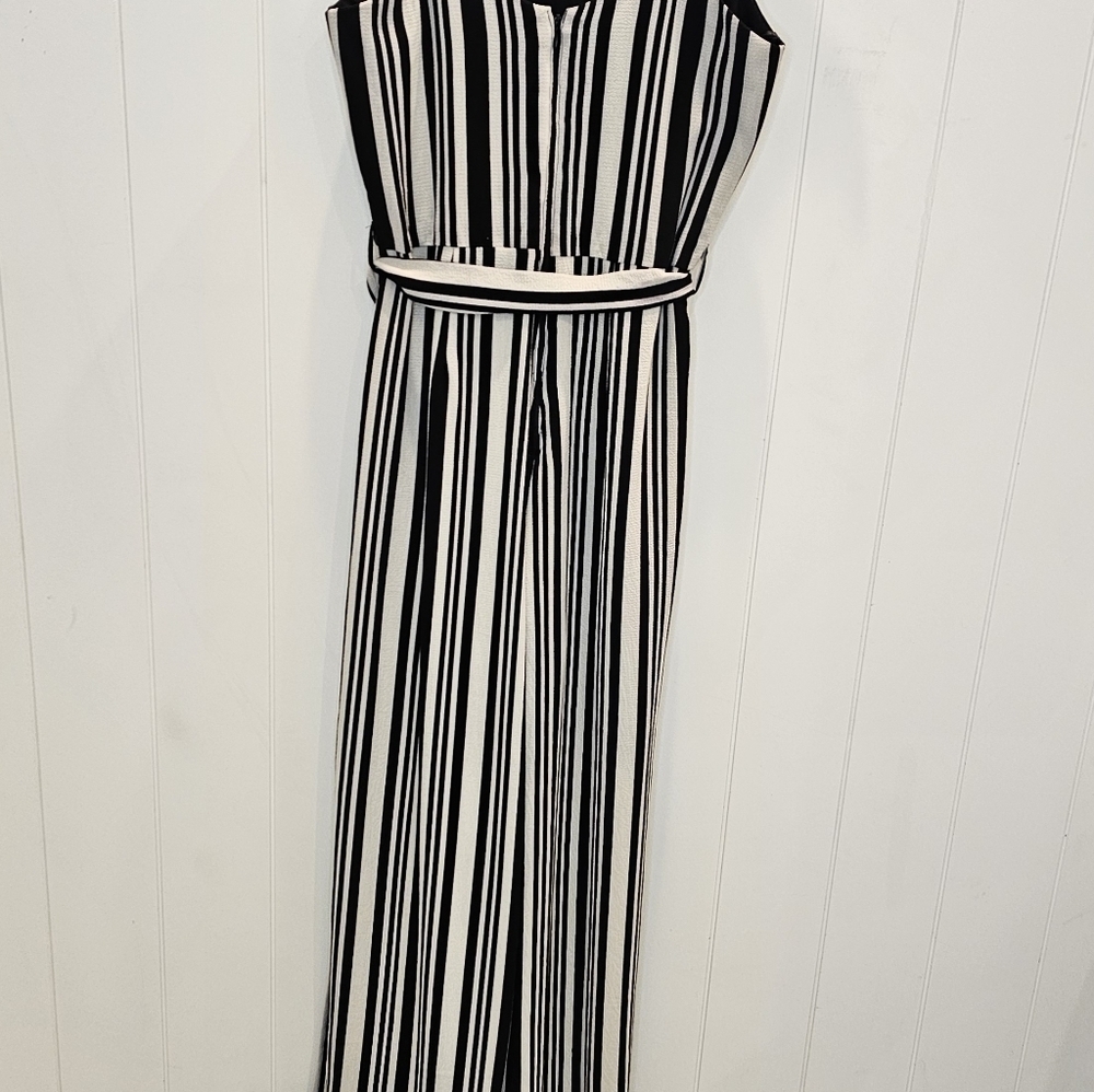 Monteau Los Angeles Romper Women's Size Medium Black Wide Leg Jumper - Picture 5 of 5